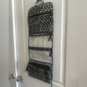 Vera Bradley RETIRED Barcelona hanging toiletry travel cosmetic bag organizer